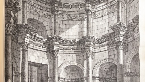 Interior of temple of Jupiter